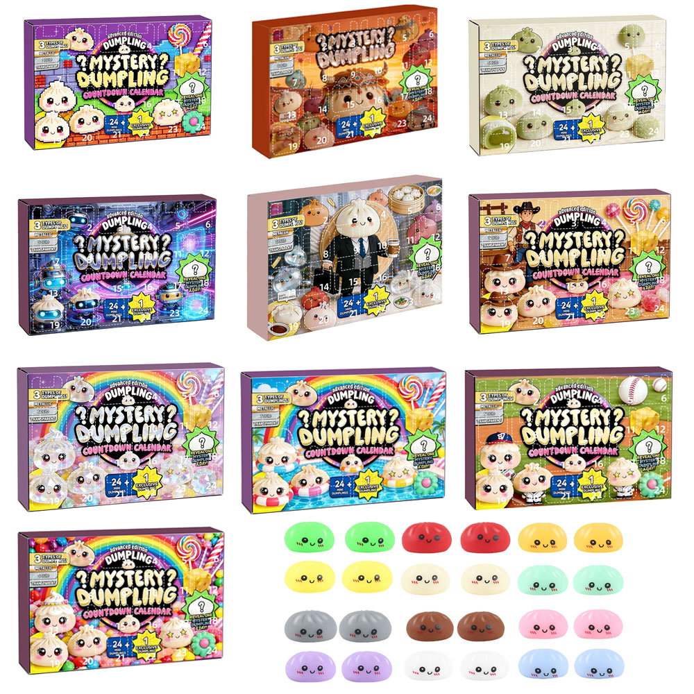 Women Accessories Gift Box - Surprise Dumpling Blind Box Countdown Calendar
