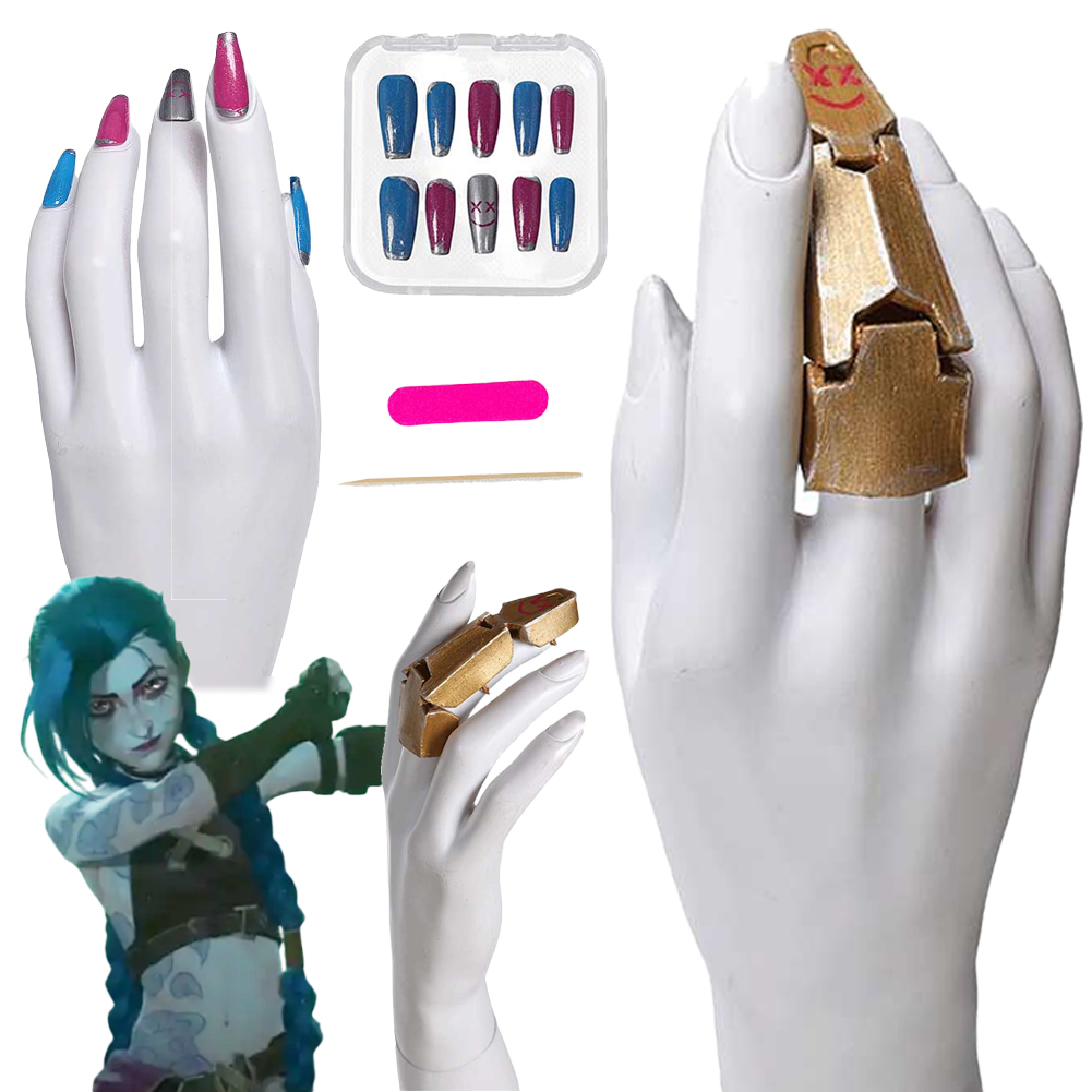 Women Accessories For Hand - Arcane Jinx Fake Finger Cover Cosplay