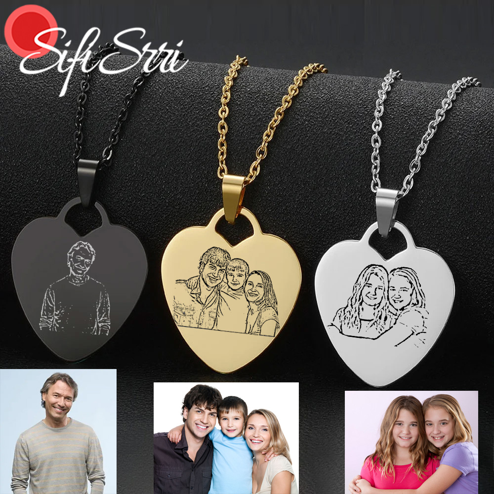 Women Accessories Gift Box - Sifisrri Personalized Custom Photo Line Necklace
