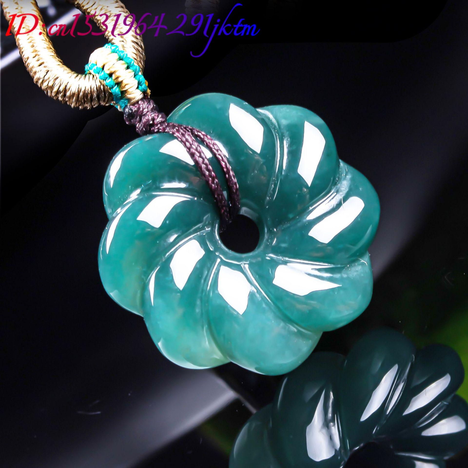 Natural Burmese Jadeite Flower - Women'S Accessories And Jewelry ulasan dan harga