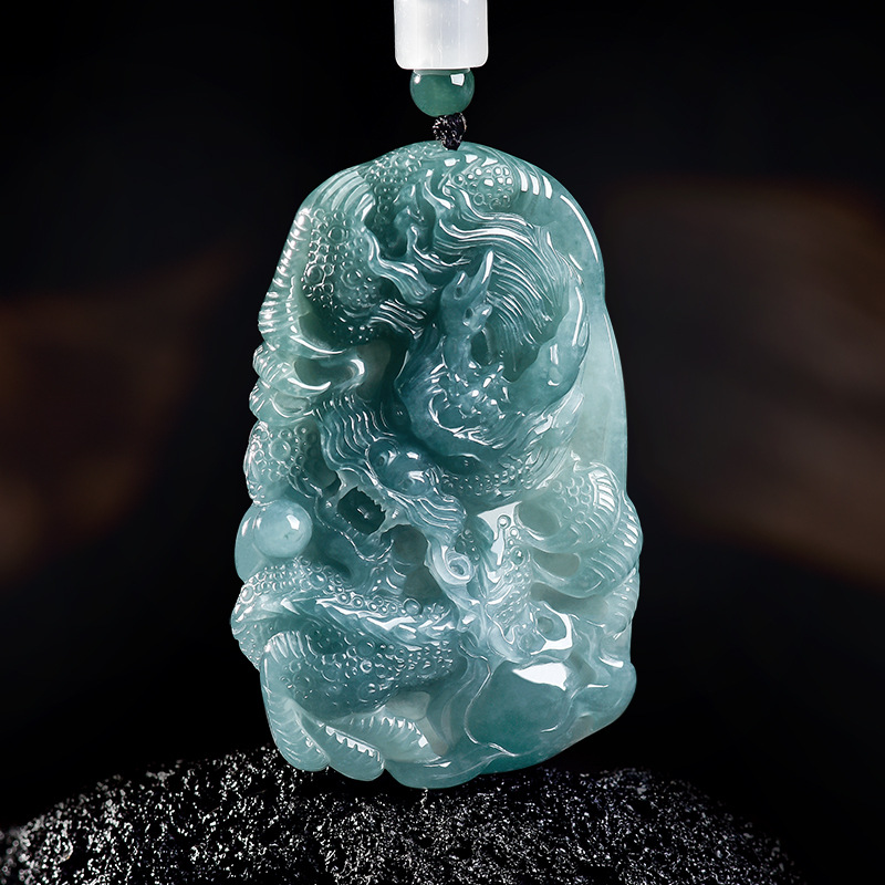 Natural Burmese Jadeite Dragon - Women'S Accessories And Jewelry ulasan dan harga