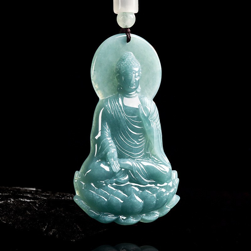 Natural Burmese Jadeite Buddha - Women'S Accessories And Jewelry ulasan dan harga
