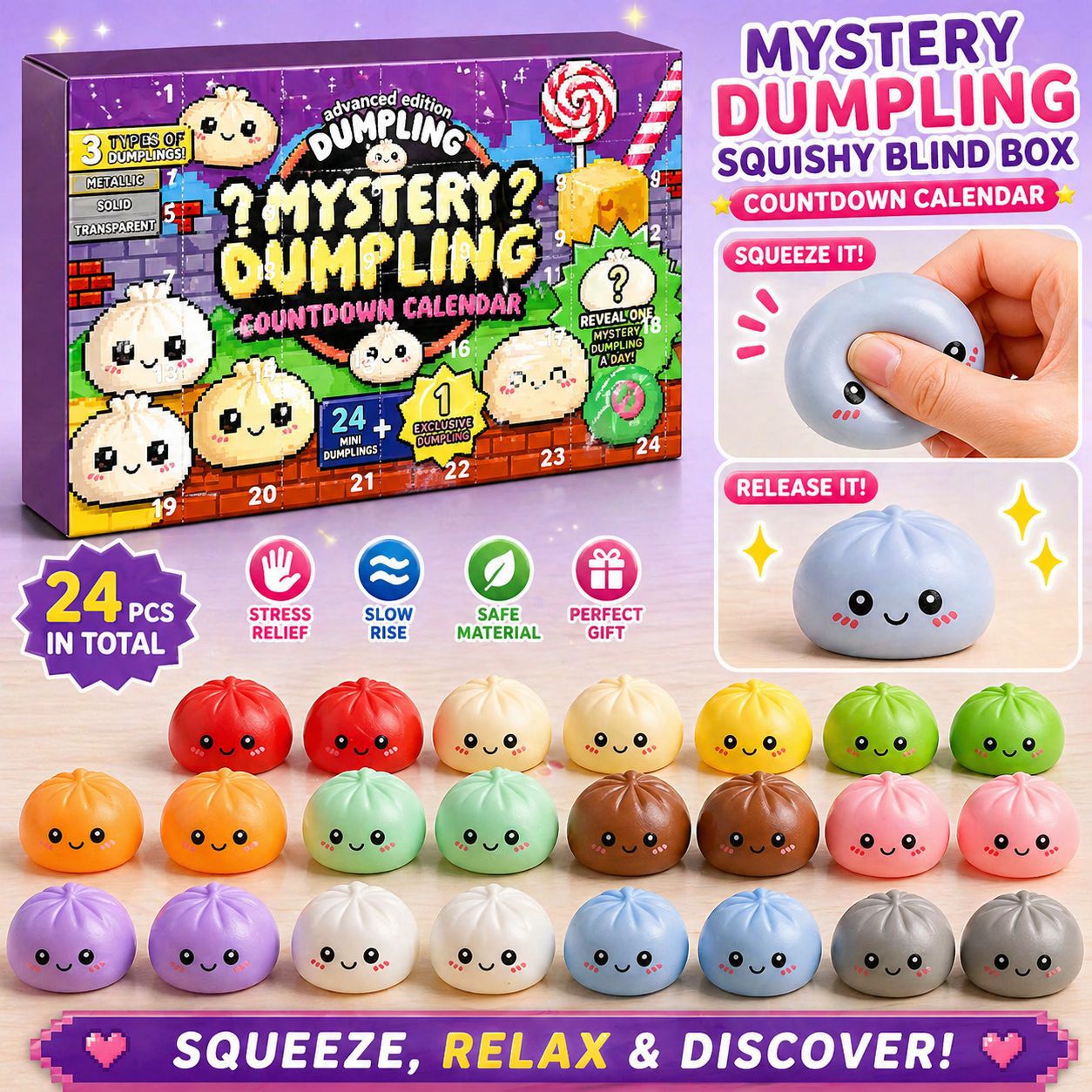 Surprise Dumpling Blind Box Co - Women Accessories Gift Box ulasan dan harga