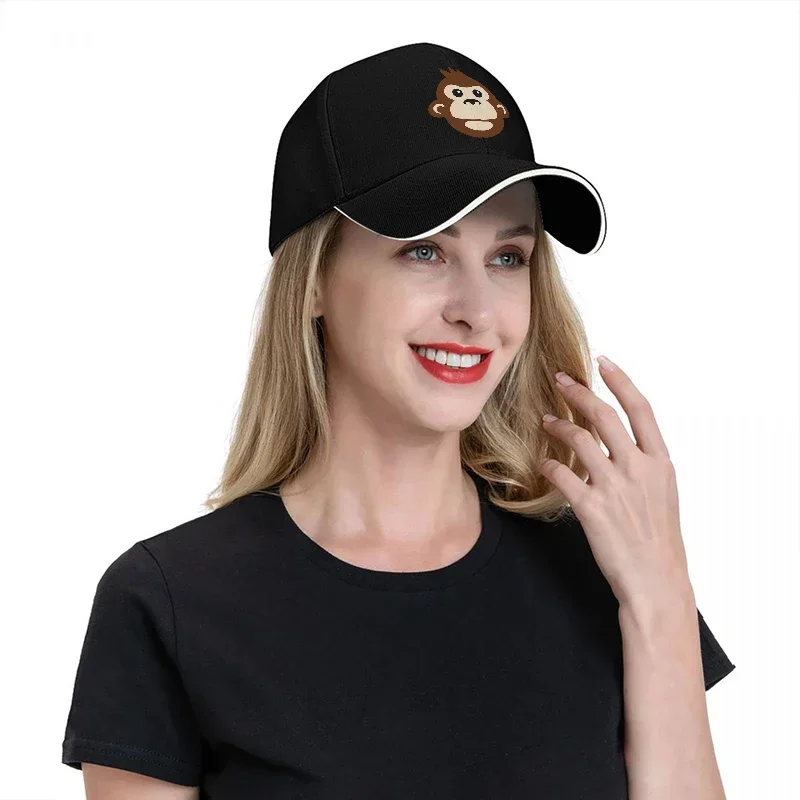 New Monkey Face Logo Baseball  - Women Accessories Logo Design ulasan dan harga