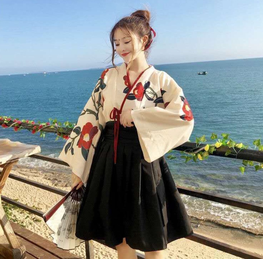 Kimono Sakura Girl Japanese St - Women'S Kimono Accessories ulasan dan harga
