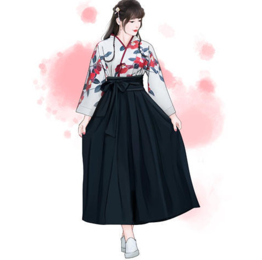 Kimono Sakura Girl Japanese St - Women'S Kimono Accessories ulasan dan harga