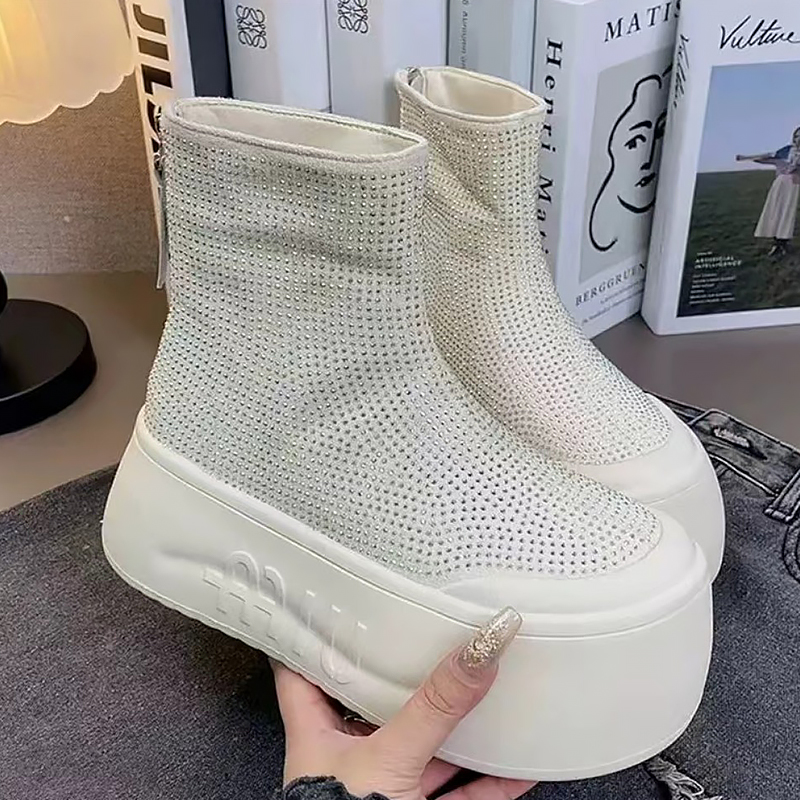 Luxury Rhinestone Woman Bootie - Women'S Accessories Trends 2025 ulasan dan harga