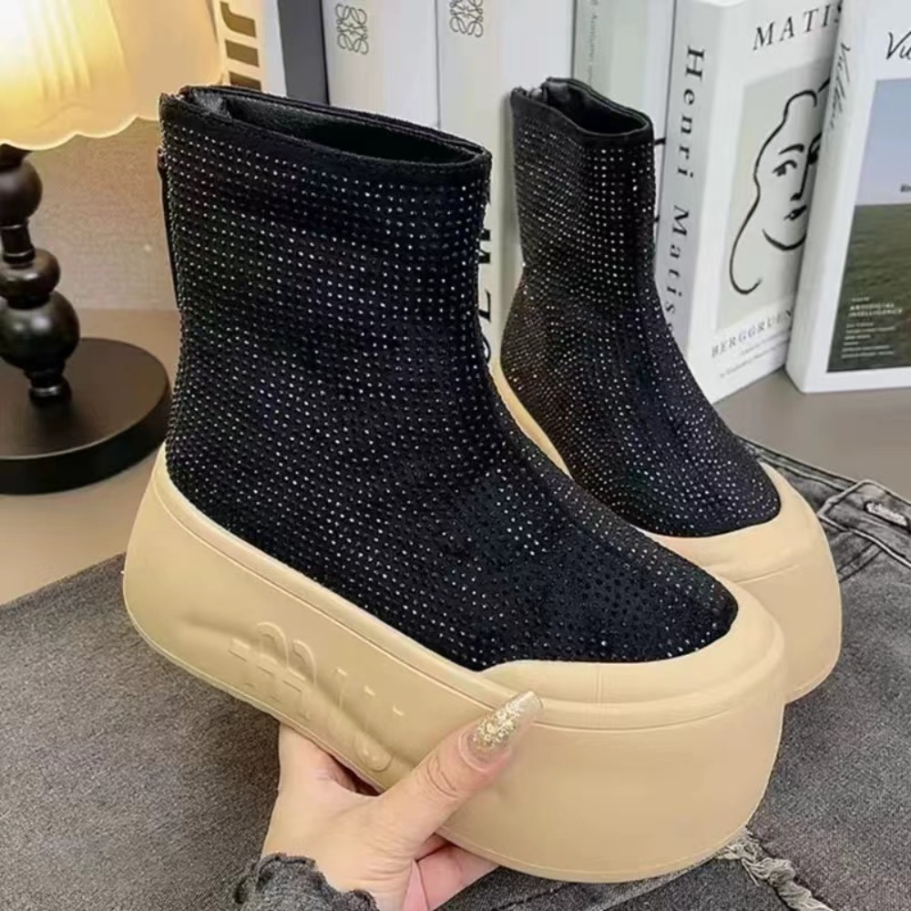 Luxury Rhinestone Woman Bootie - Women'S Accessories Trends 2025 ulasan dan harga