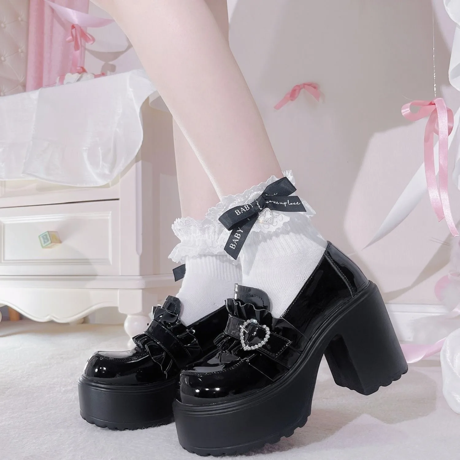 Thick Bottom Mary Jane Small L - Women'S Accessories Trends 2025 ulasan dan harga