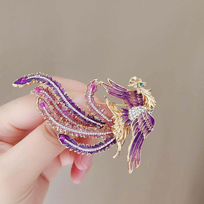 Fashion Phoenix Brooches Unise - Women'S Accessories Categories ulasan dan harga