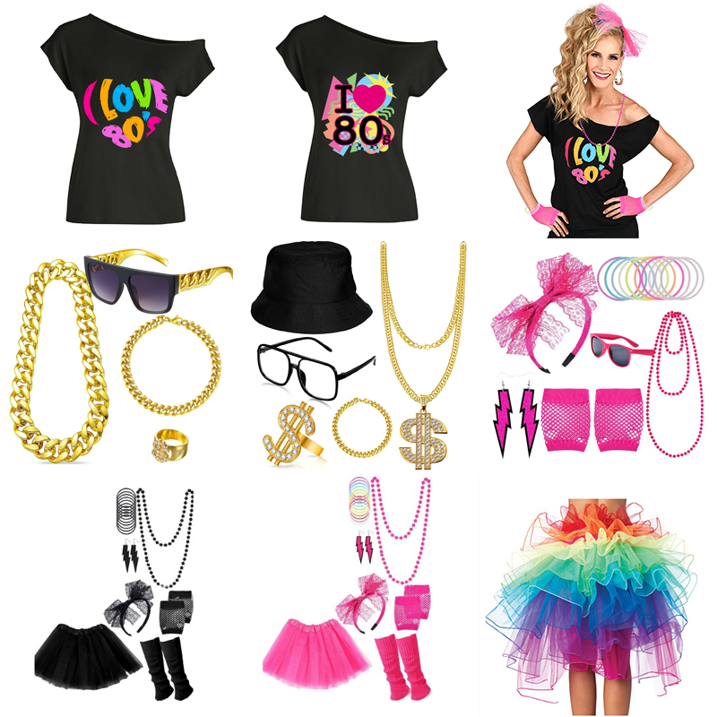 80s Fancy Dress Accessories Re - Women'S Accessories In The 80S ulasan dan harga
