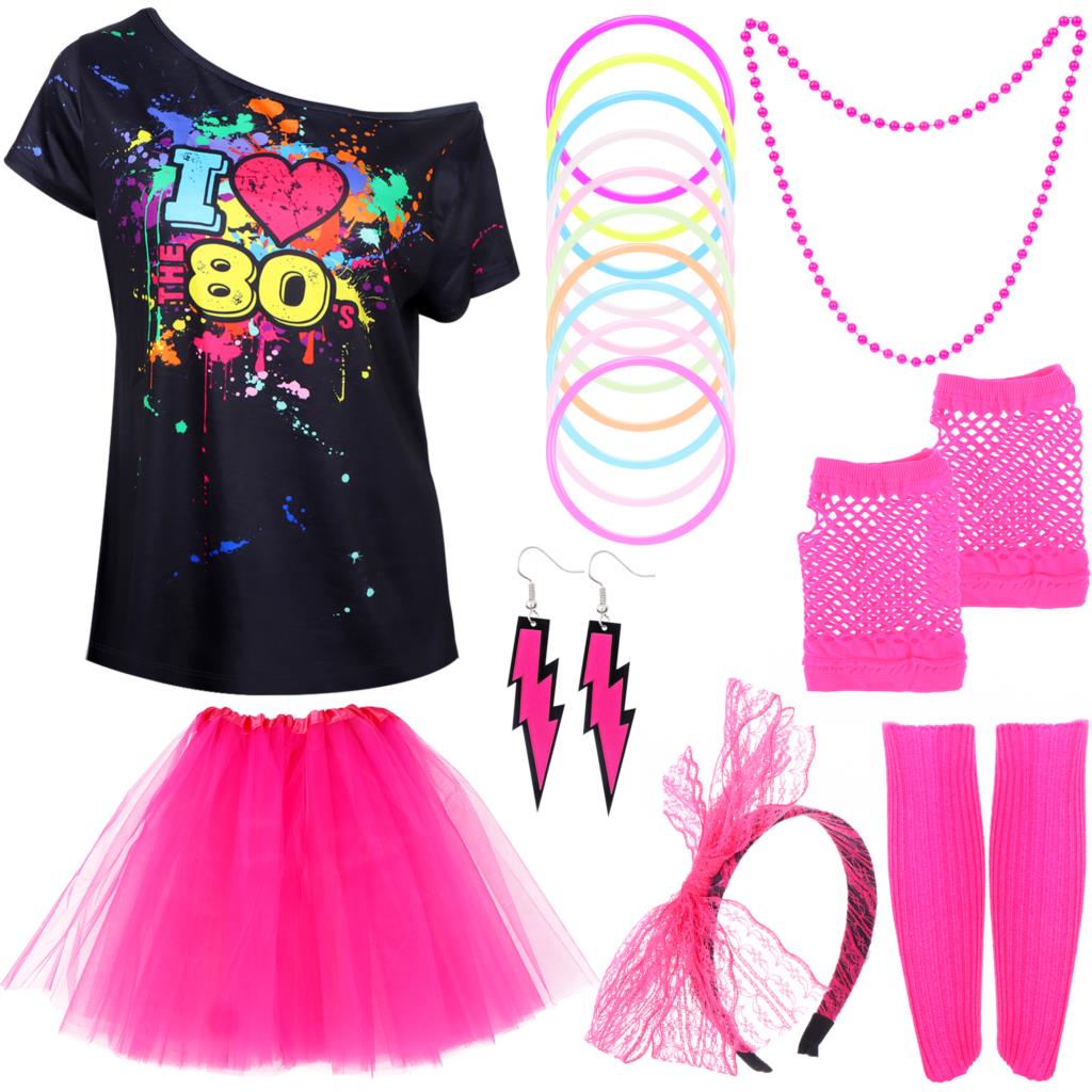 80s Fancy Dress Accessories Re - Women'S Accessories In The 80S ulasan dan harga