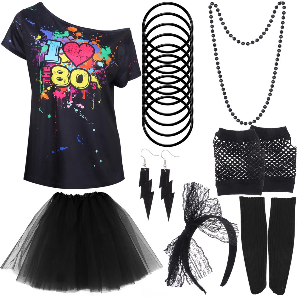 80s Fancy Dress Accessories Re - Women'S Accessories In The 80S ulasan dan harga