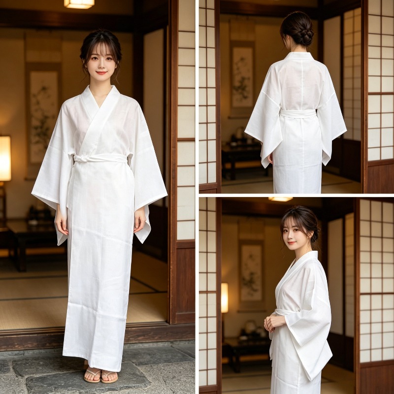 Kimono lining, versatile base  - Women'S Kimono Accessories ulasan dan harga
