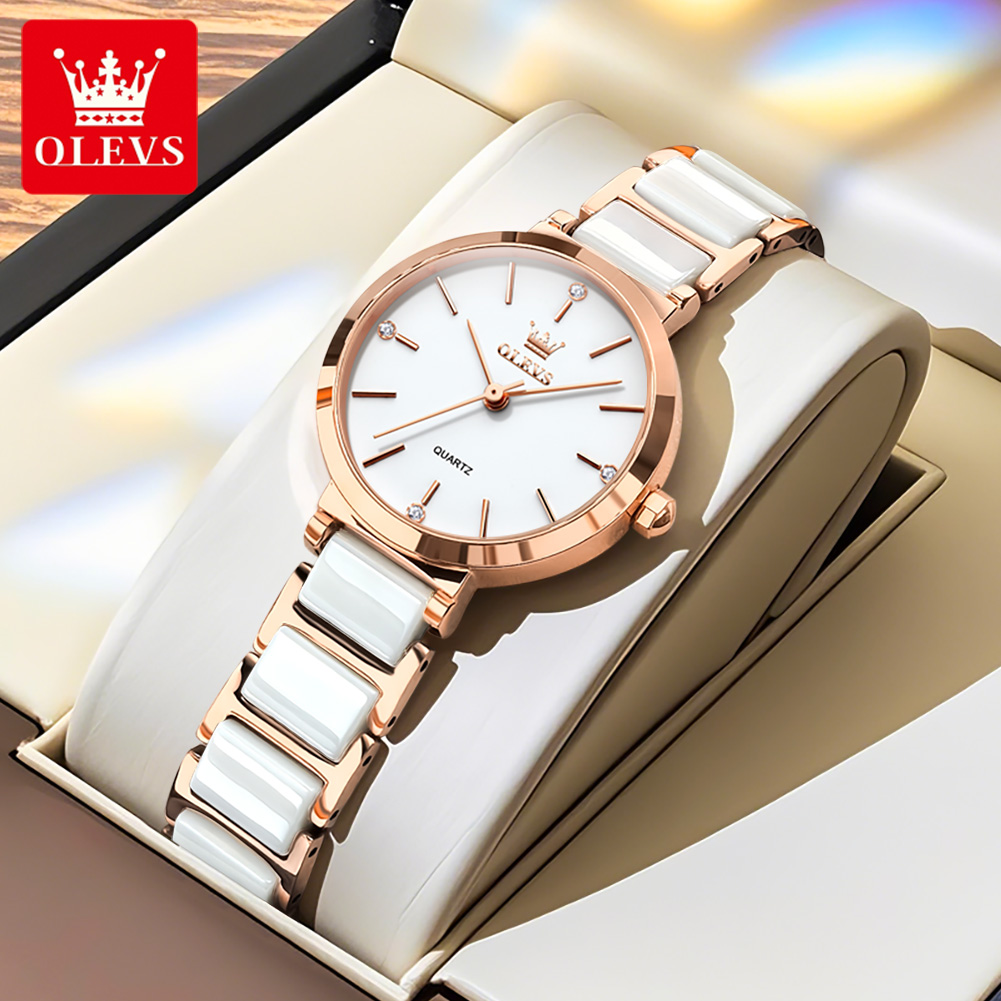 OLEVS Women Watch 5877 Luxury  - Women Accessories Gift Box ulasan dan harga