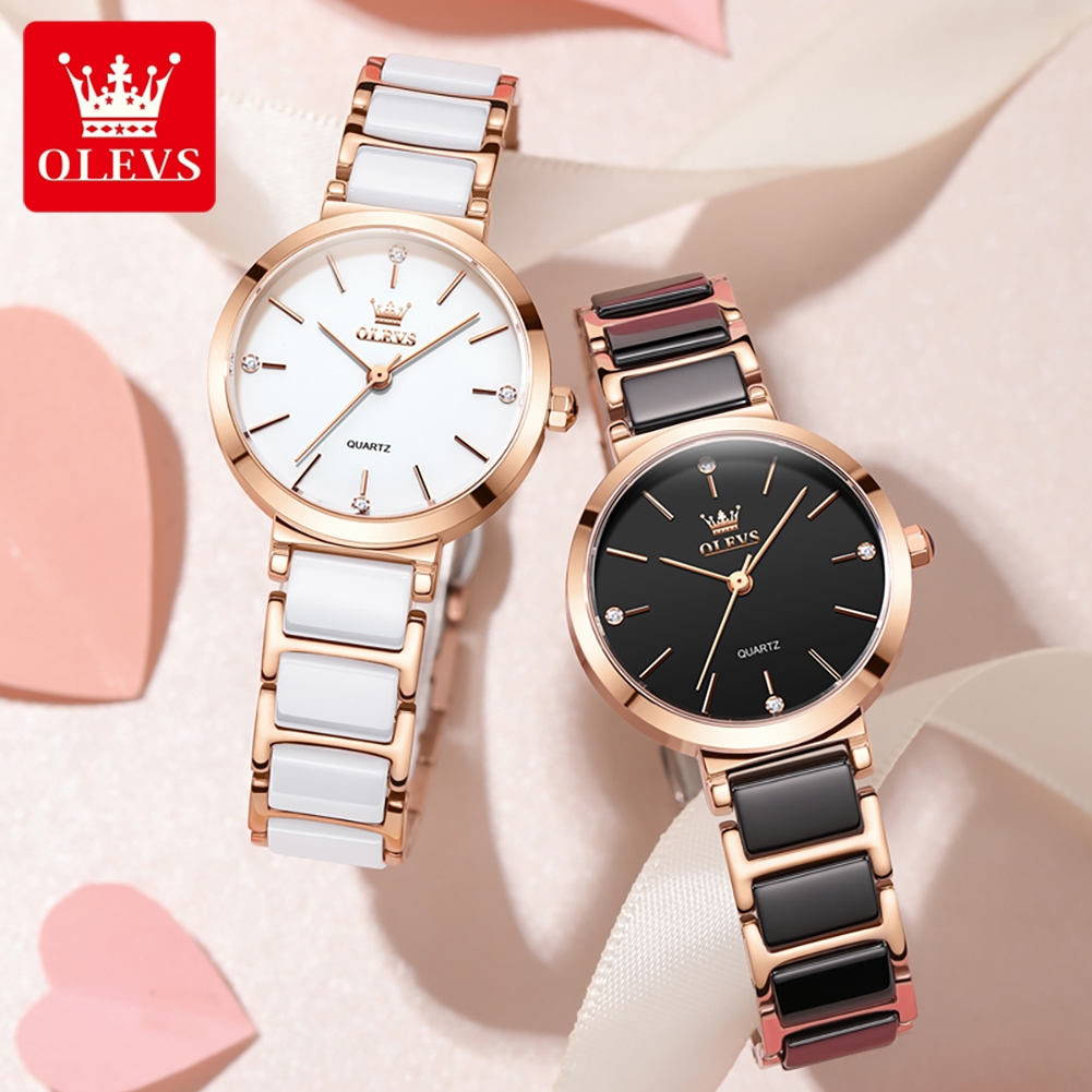 OLEVS Women Watch 5877 Luxury  - Women Accessories Gift Box ulasan dan harga