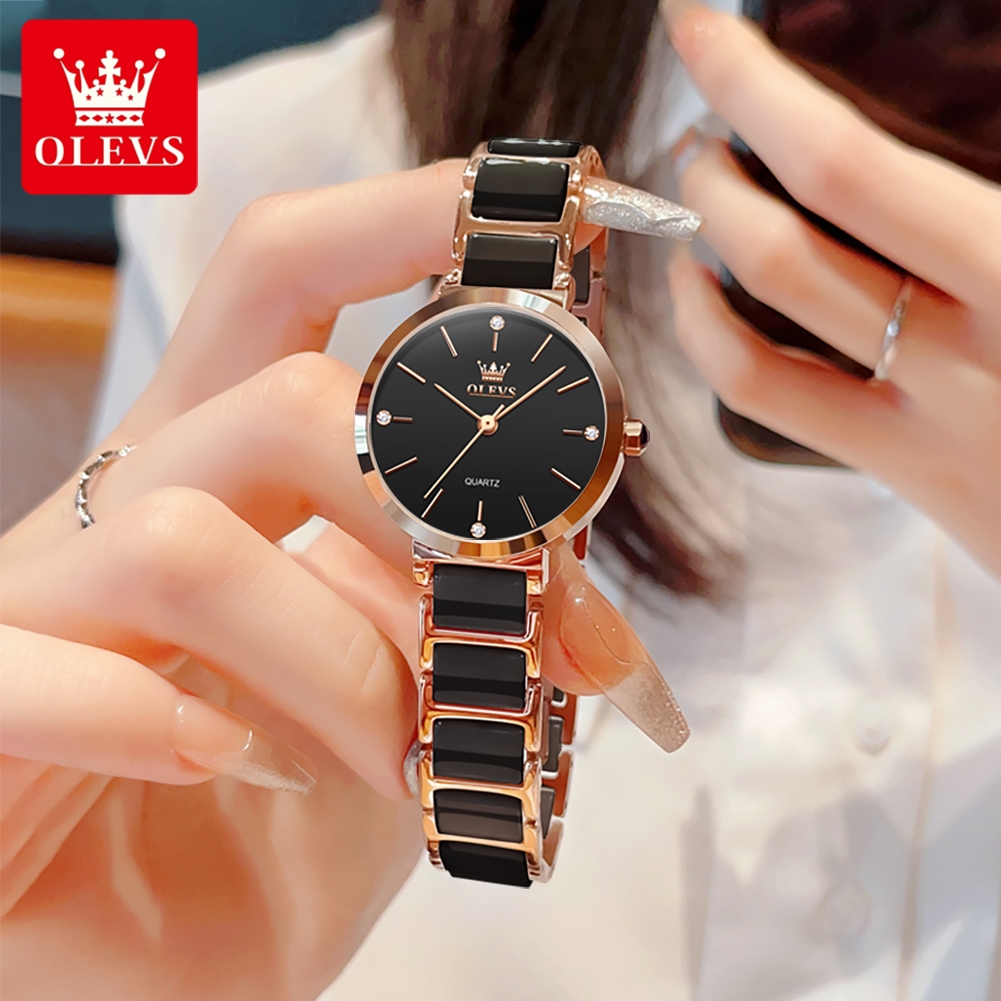 OLEVS Women Watch 5877 Luxury  - Women Accessories Gift Box ulasan dan harga