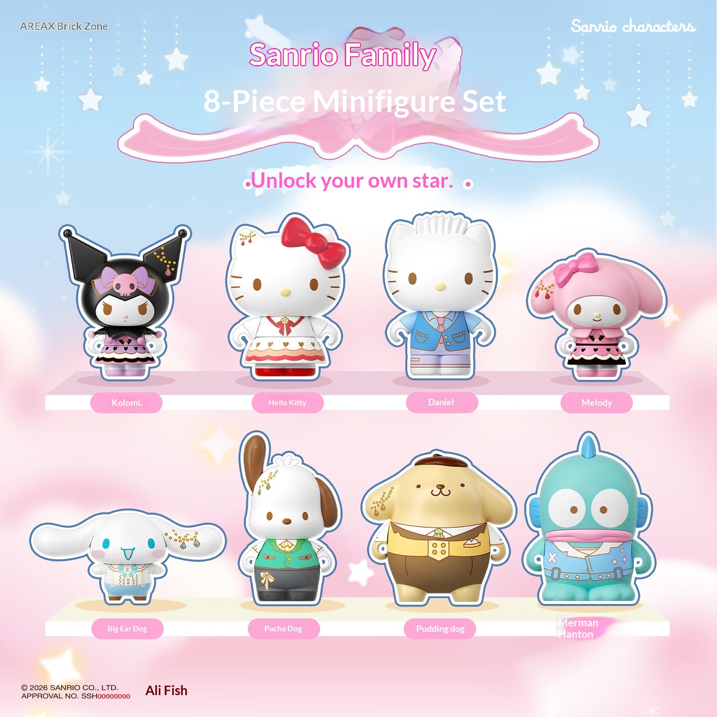 Areax Sanrio Characters Buildi - Women Accessories Gift Box ulasan dan harga