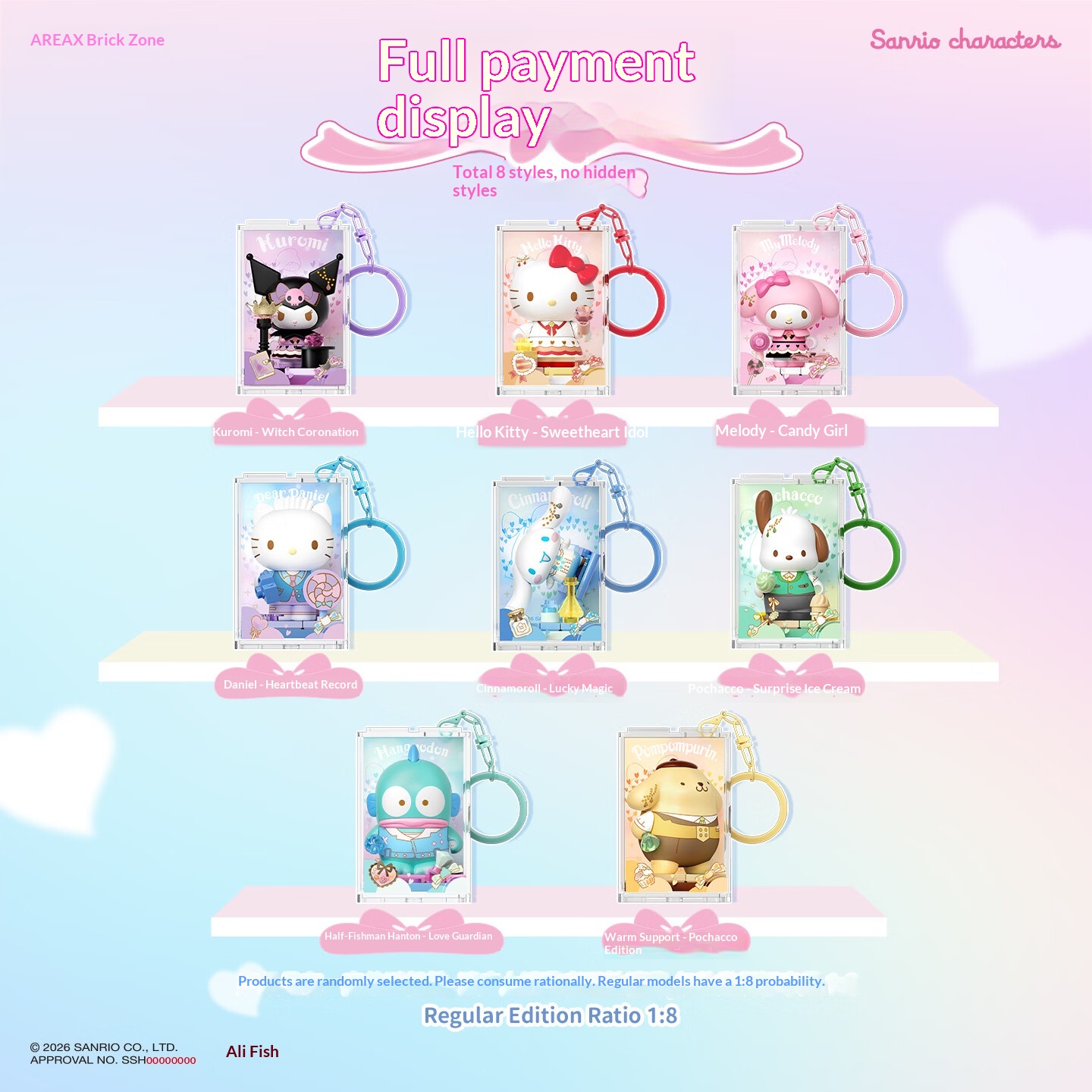 Areax Sanrio Characters Buildi - Women Accessories Gift Box ulasan dan harga