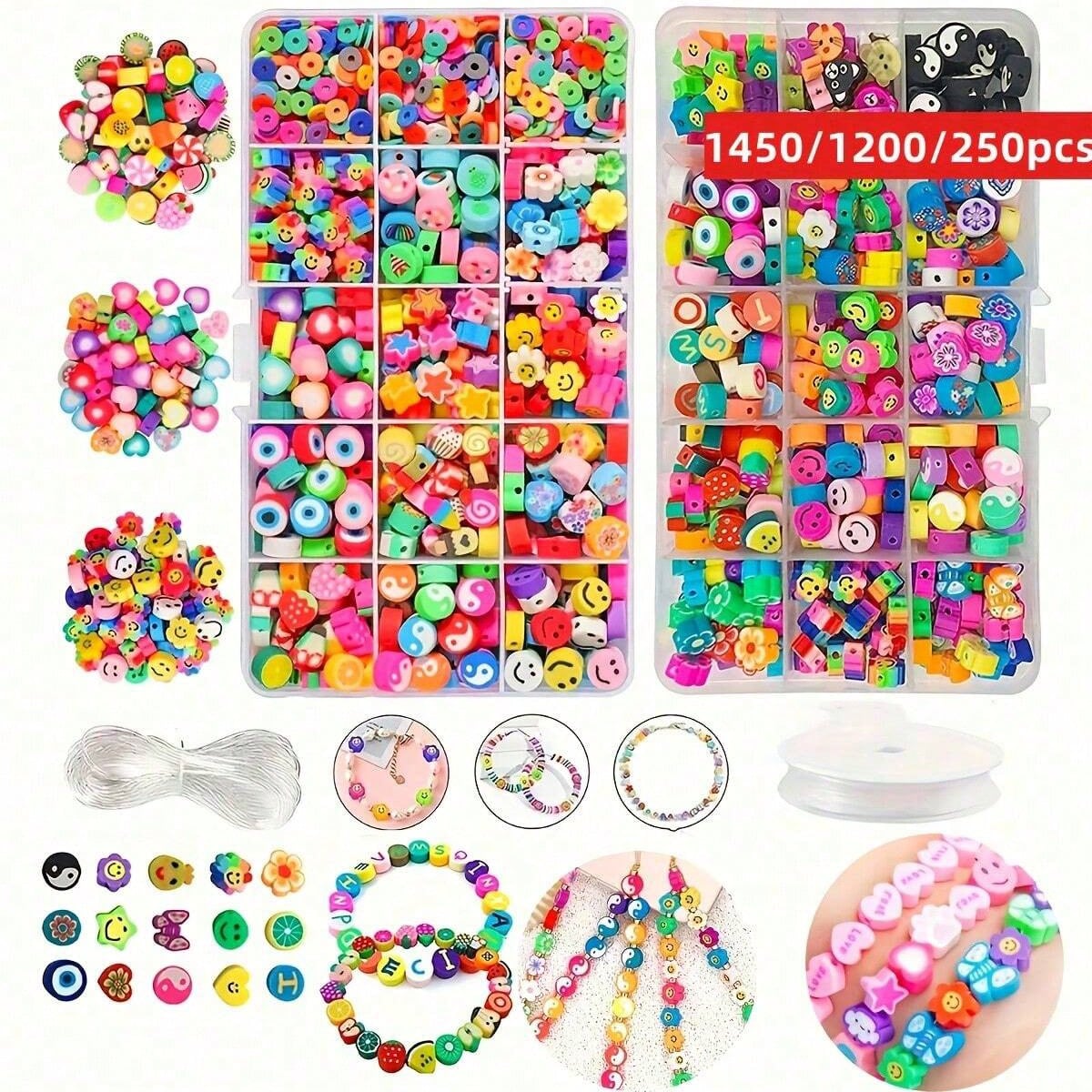 1450/1200/250pcs Polymer Clay  - Women Accessories Gift Box ulasan dan harga