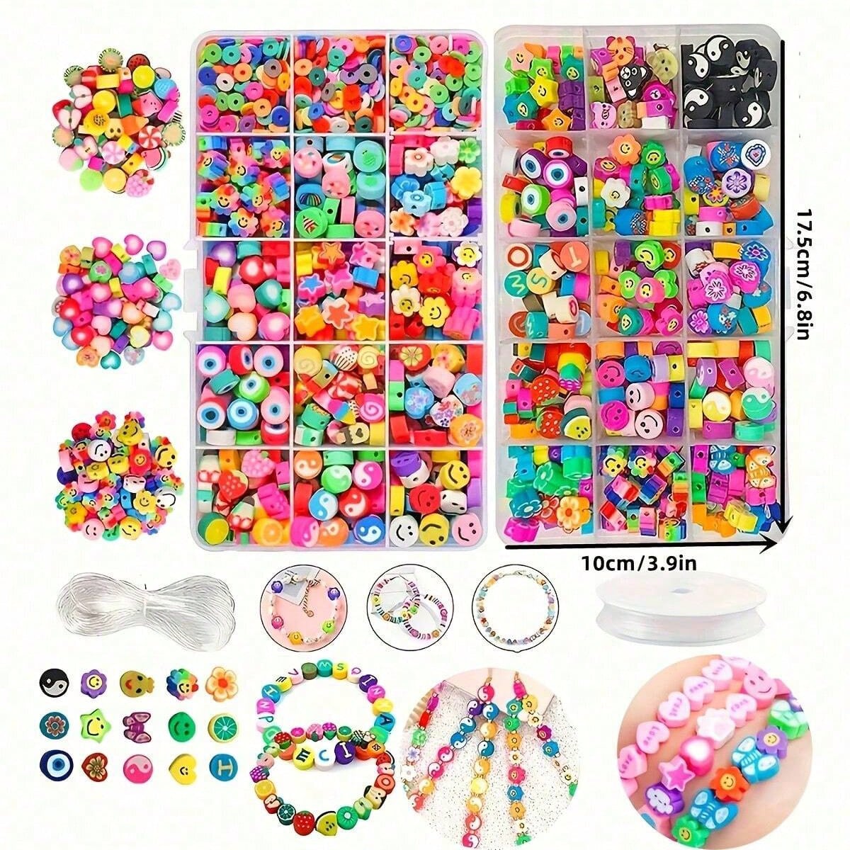 1450/1200/250pcs Polymer Clay  - Women Accessories Gift Box ulasan dan harga