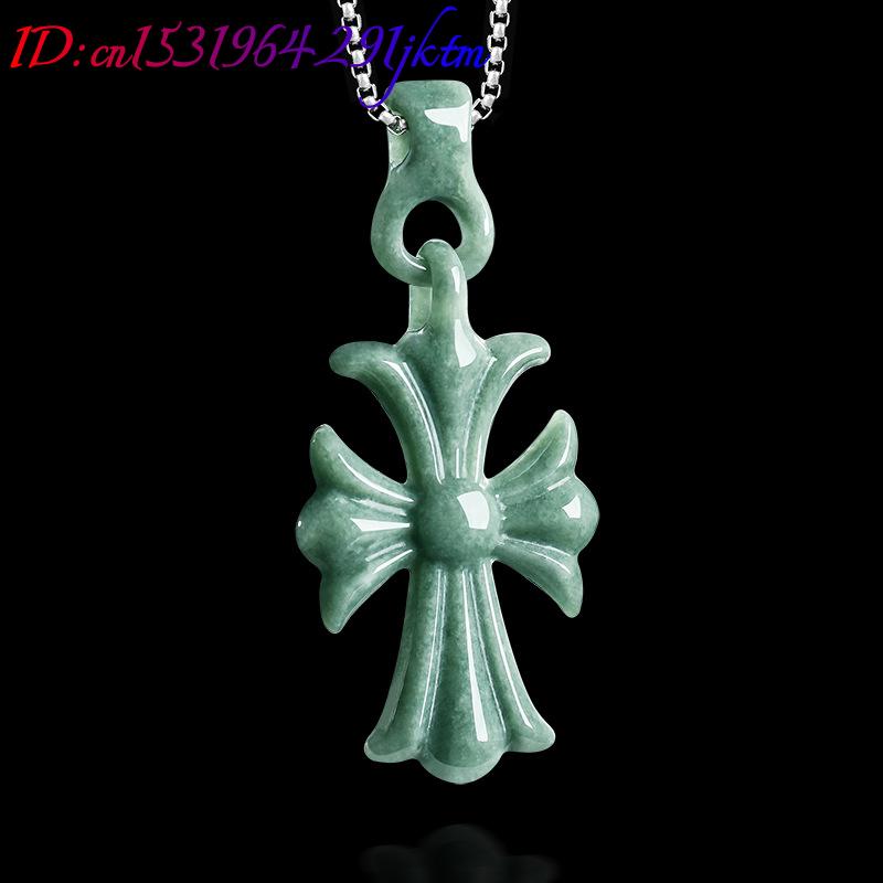 Natural Burmese Jadeite Cross  - Women'S Accessories And Jewelry ulasan dan harga