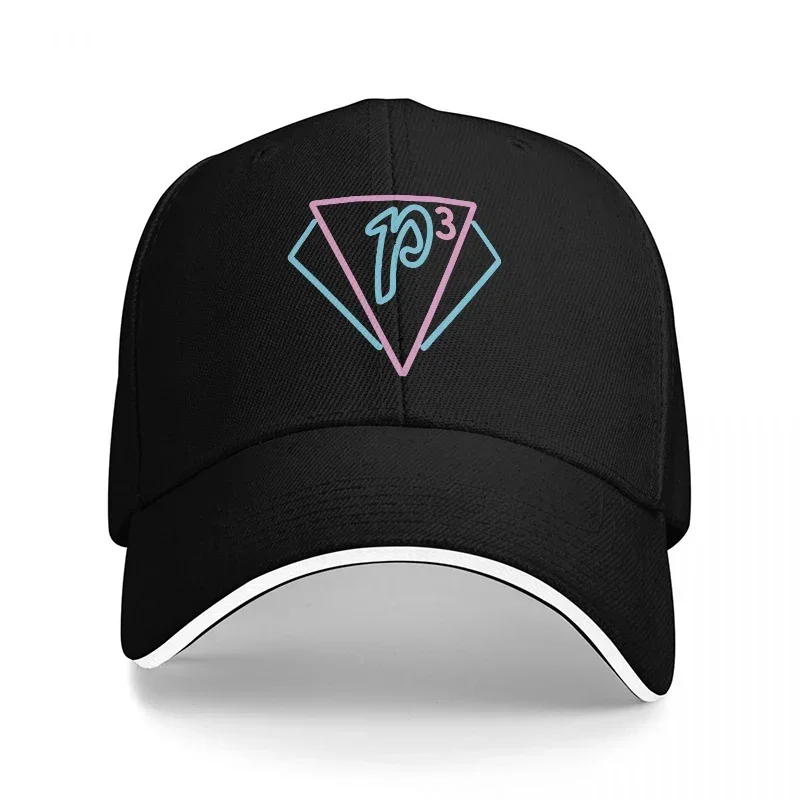 New P3 Logo Baseball Cap Black - Women Accessories Logo Design ulasan dan harga