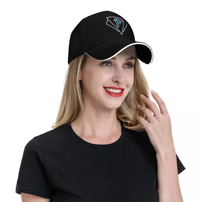 New P3 Logo Baseball Cap Black - Women Accessories Logo Design ulasan dan harga