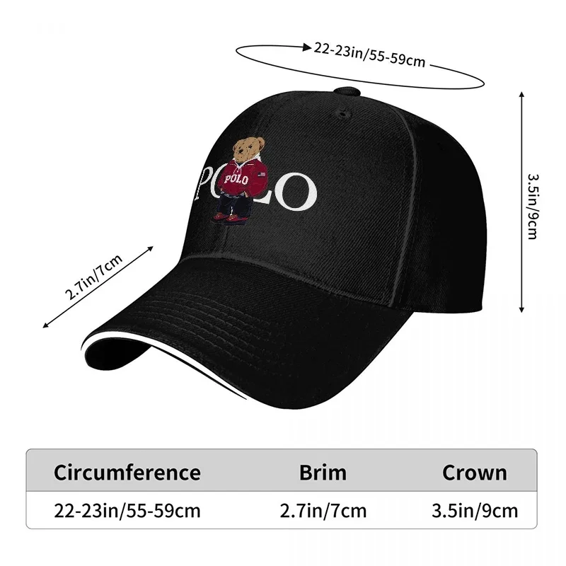 New BEAR LOGO BLACK BASEBALL C - Women Accessories Logo Design ulasan dan harga