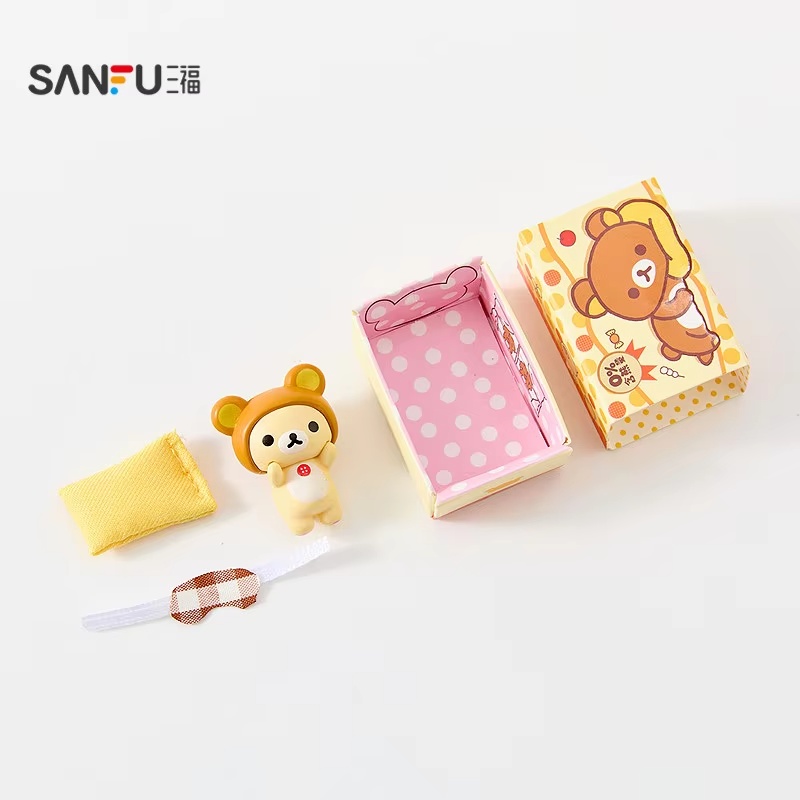 Sanfu Authentic Rilakkuma Cand - Women Accessories Gift Box ulasan dan harga