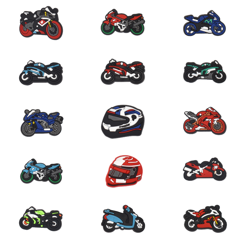 Motorcycles Shoe Charms for Cr - Women'S Accessories Crocs ulasan dan harga