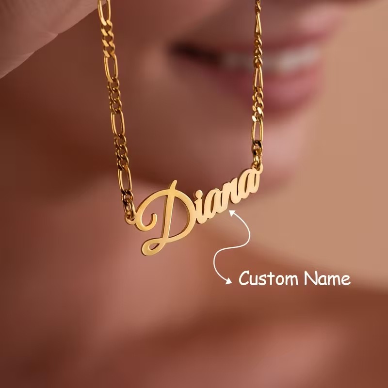 Customized Figaro Chain Neckla - Women Accessories Gift Box ulasan dan harga