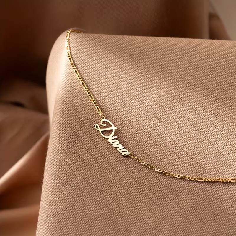 Customized Figaro Chain Neckla - Women Accessories Gift Box ulasan dan harga