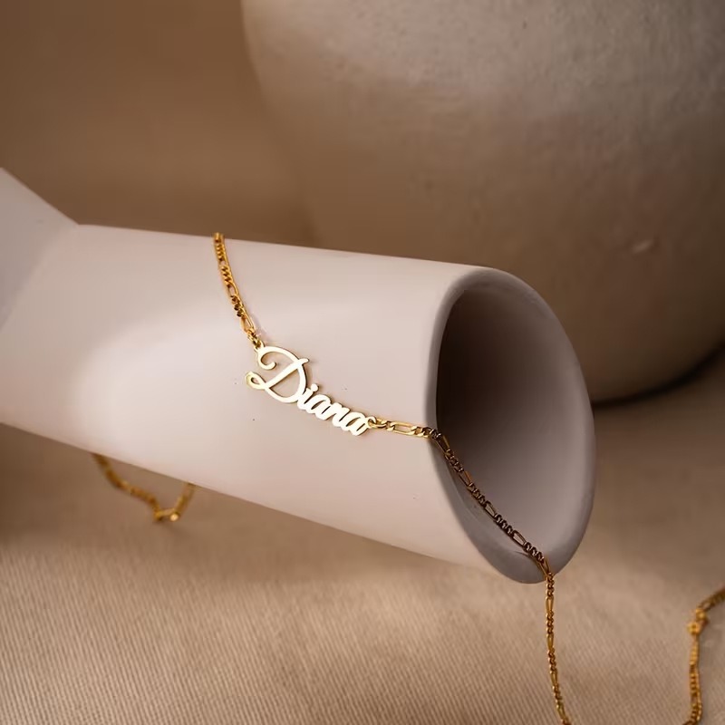 Customized Figaro Chain Neckla - Women Accessories Gift Box ulasan dan harga