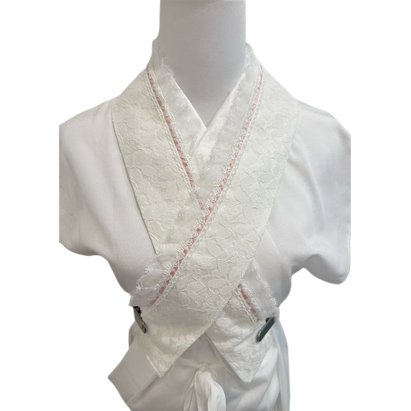 Japanese Lace Embroidered Ruff - Women'S Kimono Accessories ulasan dan harga