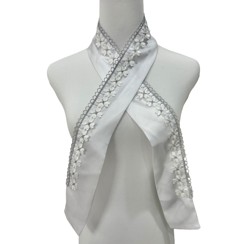 Japanese Lace Embroidered Ruff - Women'S Kimono Accessories ulasan dan harga