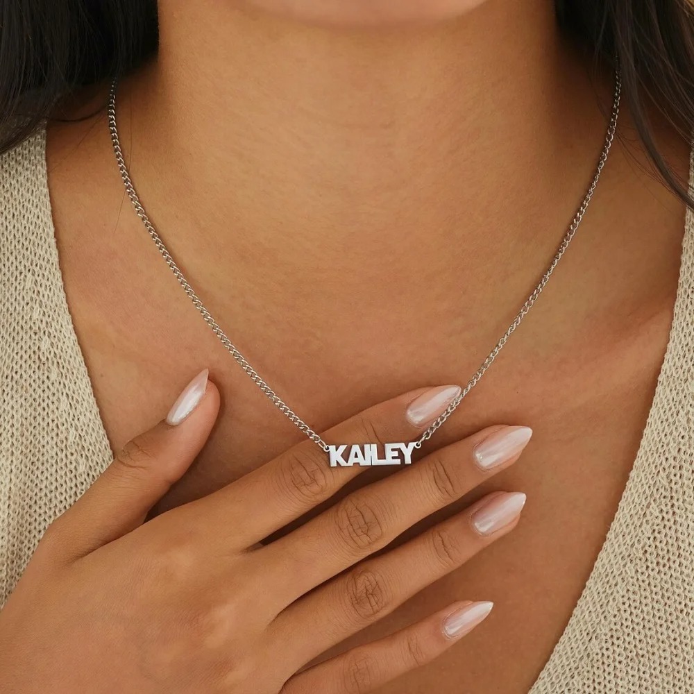 Customized Name Necklace with  - Women Accessories Gift Box ulasan dan harga