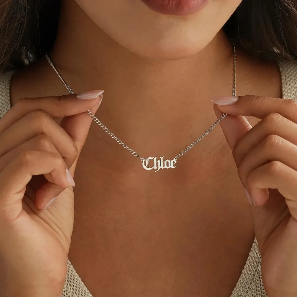 Customized Name Necklace with  - Women Accessories Gift Box ulasan dan harga