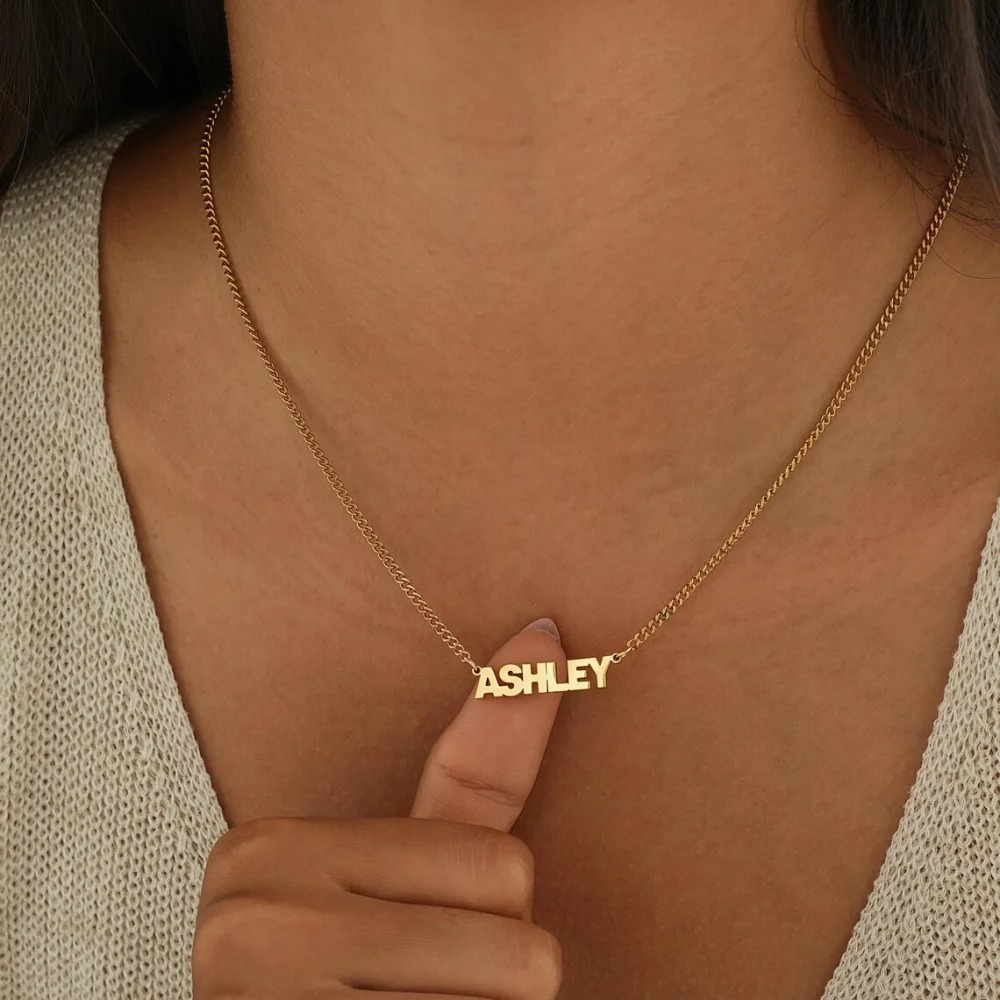 Customized Name Necklace with  - Women Accessories Gift Box ulasan dan harga