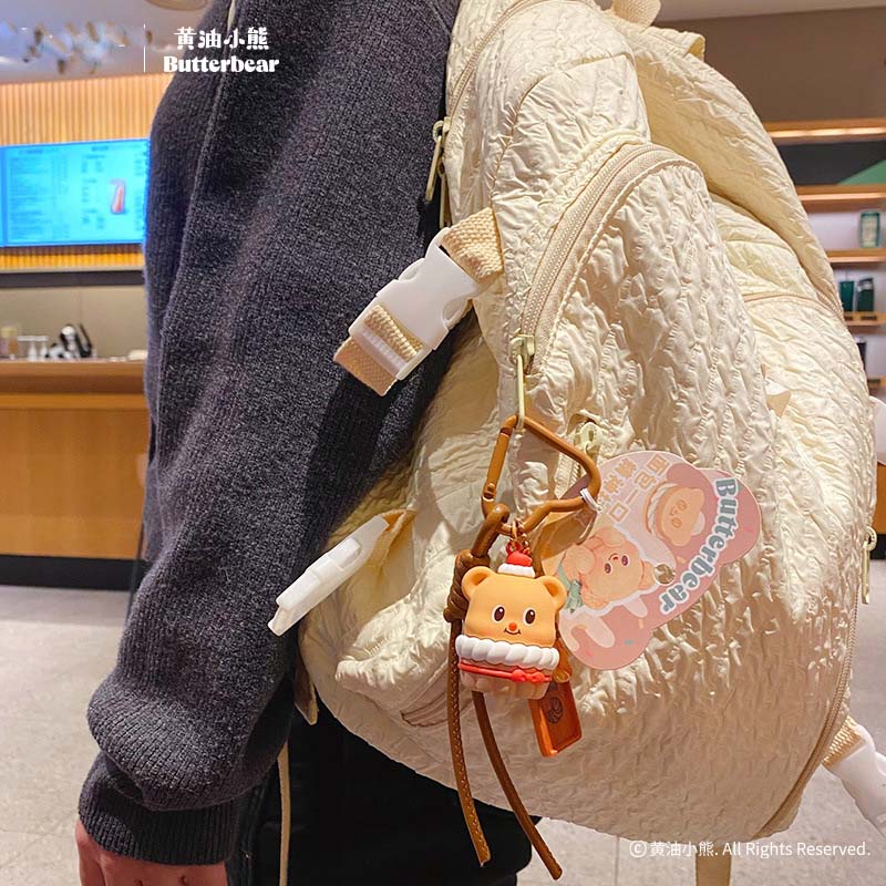 Cartoon Butter Bear Gourmet Ke - Butter Yellow Women'S Accessories ulasan dan harga