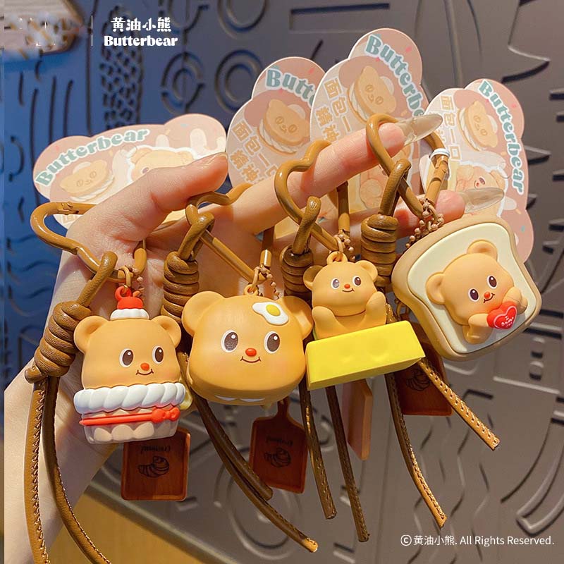 Cartoon Butter Bear Gourmet Ke - Butter Yellow Women'S Accessories ulasan dan harga