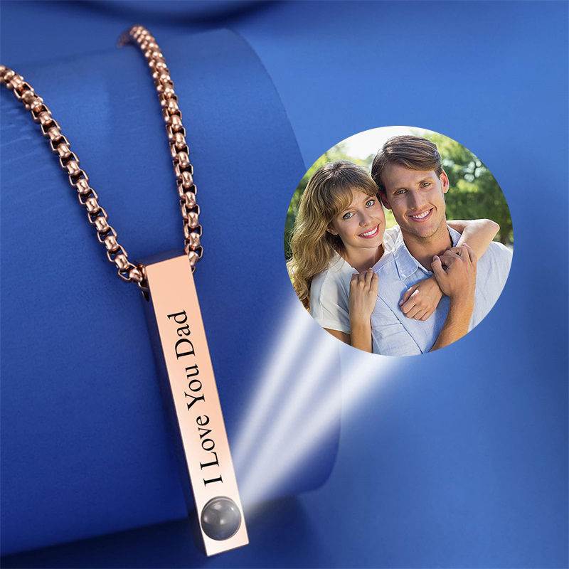 Custom Picture Name Necklace P - Women Accessories Gift Box ulasan dan harga