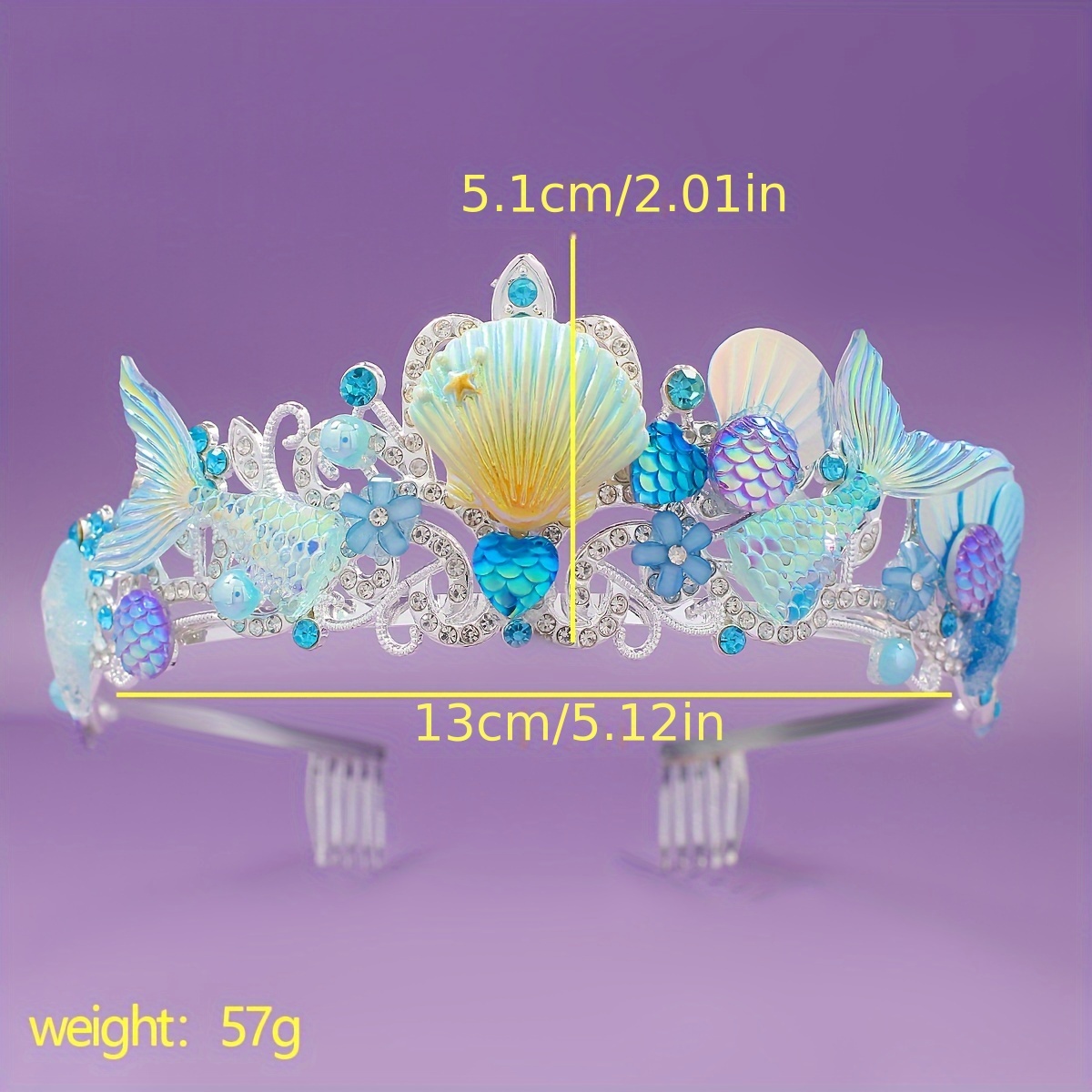 2025 New Mermaid Hair Comb Cro - Women'S Accessories And Jewelry ulasan dan harga